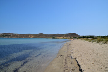 sea view (seascape, sea landscape) - Paralia Saravari, Ag. Theodoros, Lemnos, Greece, Aegean sea