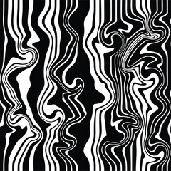 black and white seamless pattern