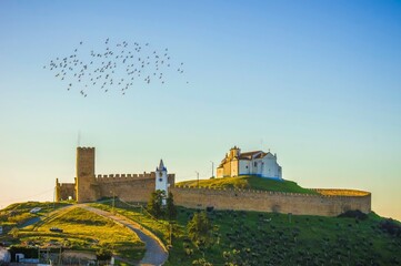 Castle of Arraiolos in Portugal