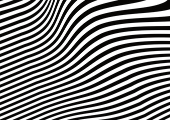 Wallpaper background. Transparent design texture design element. Warped lines, waves, stripes. Abstract illustration.