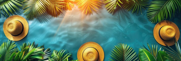 Summer Vacation Holiday Background Tropica, HD, Background Wallpaper, Desktop Wallpaper