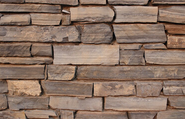 Background image of stone wall.