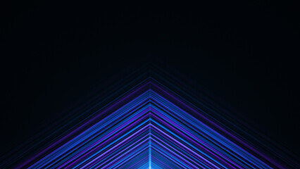 Colorful neon lines background