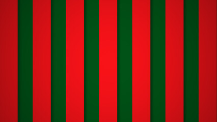 red and green stripes