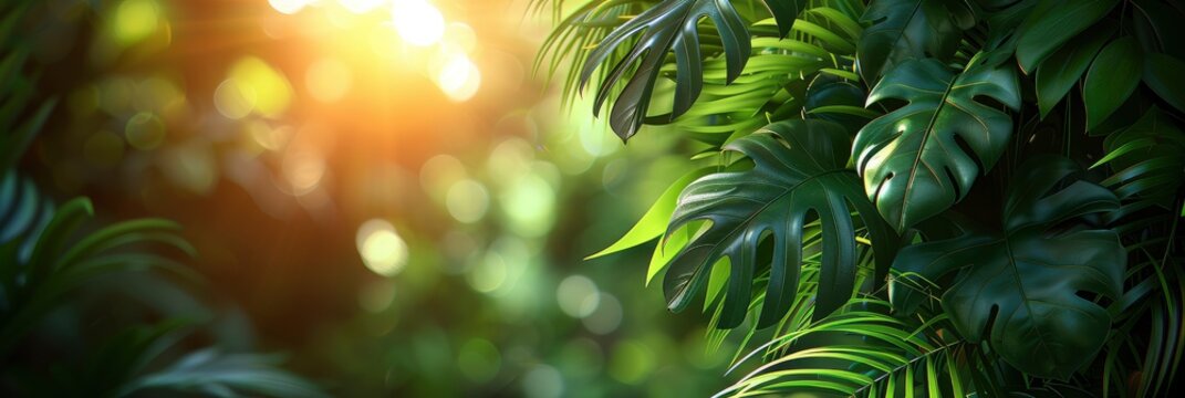 Top View Green Tropical Leaf Shadow, HD, Background Wallpaper, Desktop Wallpaper