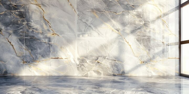 white marble background with golden elements