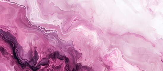 A vibrant pink and white marble background that enhances graphic design with its stunning texture. The combination of mauve and pink colors creates an eye-catching visual effect. - obrazy, fototapety, plakaty