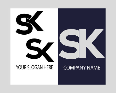 Sk Letter Logo