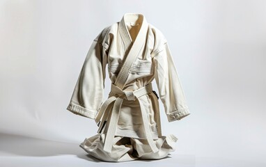 Judo Gi Jacket Chronicles On Transparent Background.