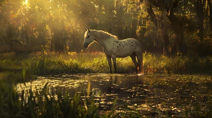 Zelfklevend Fotobehang A Beautiful horse © Hassan