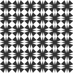 Black and white seamless pattern