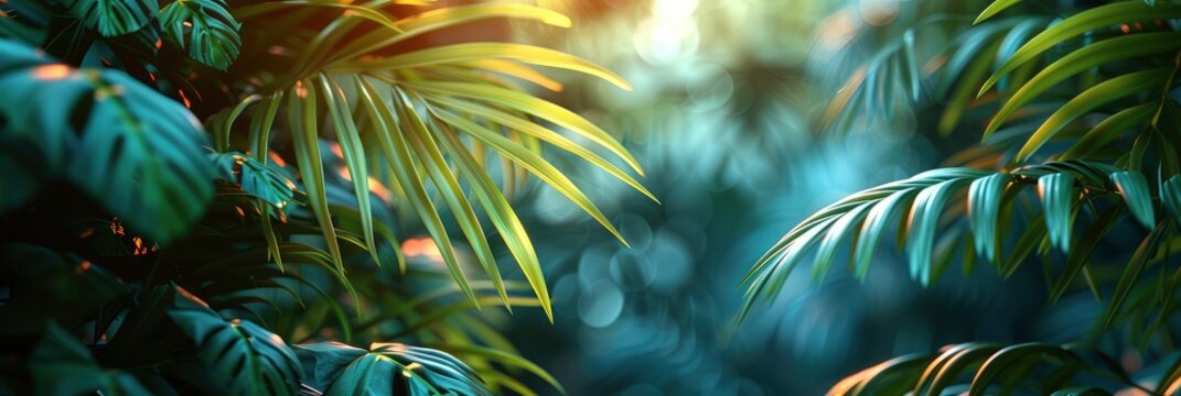 Tropical Palm Leafs Shadows Over Pastel, HD, Background Wallpaper, Desktop Wallpaper