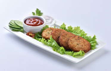 Shami Kabab or Chicken Cutlets