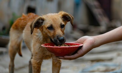 Trusting Canine Eyes at Mealtime - A Moment of Care and Nutrition Generative AI