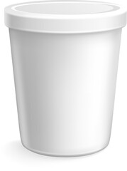 White Plastic Food Bucket