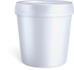 Plastic Round Container Box