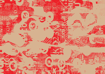 Grunge Background.texture Vector.Dust Overlay Distress Grain ,Simply Place illustration over any Object to Create concrete Effect .abstract,splattered , dirty,poster for your design.