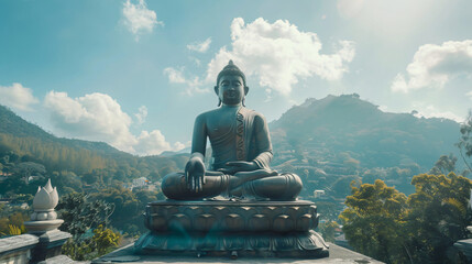 Bahirawa Kanda or Bahirawakanda Vihara Buddha Statue