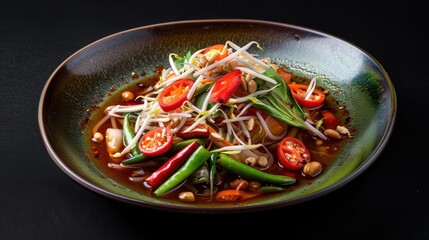 Somtam, spicy Thai food