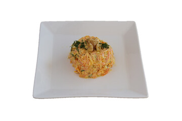 carrot tarator, Traditional delicious Turkish foods
