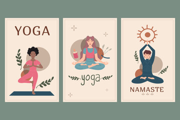International Yoga Day poster template