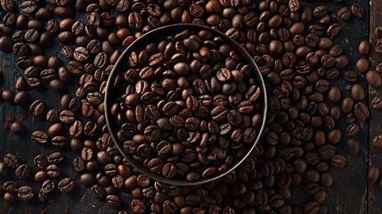 coffee beans background design