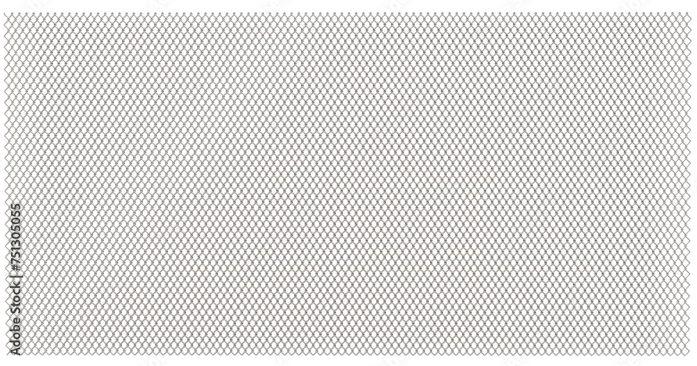 Poster strength on display: showcase the resilience of gi fencing mesh in this 3d illustration. isolated on