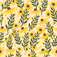 floral motif pattern in vector suitable for fabric, fashion, background, wallpaper, wrapper, cover, etc.	