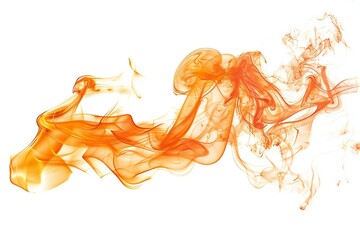 Fire design element isolated on white background Generative Ai 