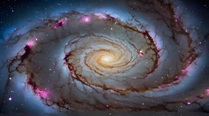 abstract spiral galaxy