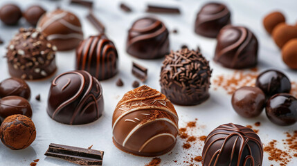 Chocolate for Baking Confectionery Decor. Studio Pho