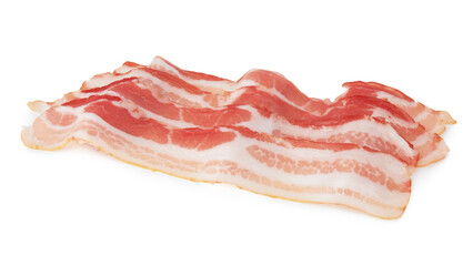 Fresh raw bacon