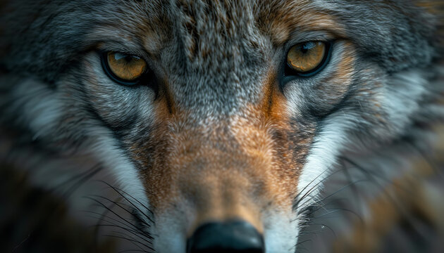 intense eyes of a predator locked onto its prey