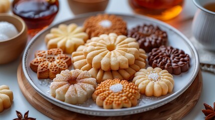 cookies on a plate