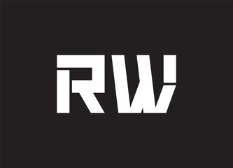 Initial Letter RW Logo Design