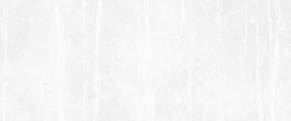 Vector water stain on white concrete wall texture background.