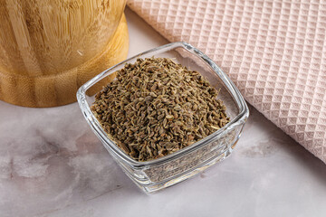 Anise sseds aroma in the bowl