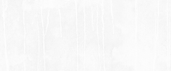 Vector water stain on white concrete wall texture background.