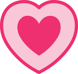 Dot Sign Heart Shape Valentine Day Symbol