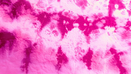Fototapeta na wymiar Pink Spatter Background. Tie Dye Watercolor art. Paint Splashing Banner. Spatter Background. Light Trendy Fashion Watercolor.