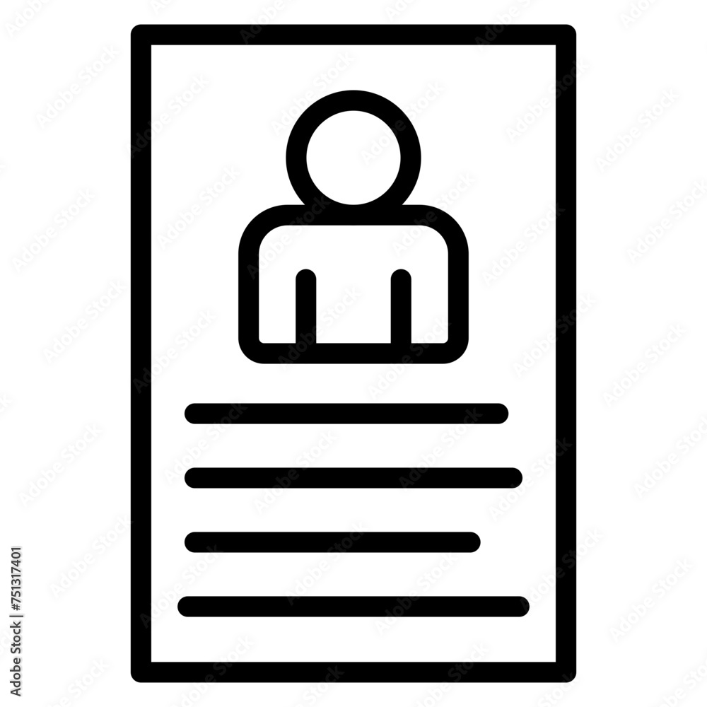 Poster profile icon vector image. can be used for technology ecommerce.