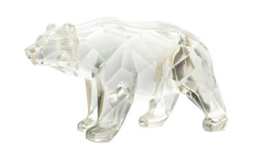 Fototapeten Bear of Ivory isolated on transparent Background © Sehar