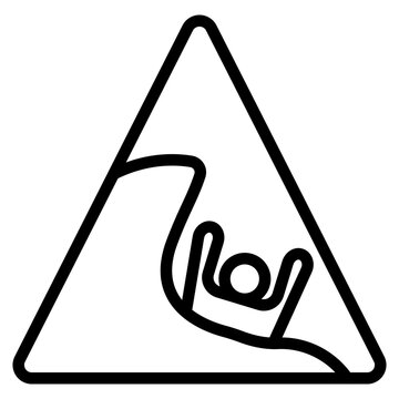 Tsunami Warning System icon vector image. Can be used for Emergency Service.
