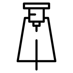 Laser icon vector image. Can be used for Lighting.