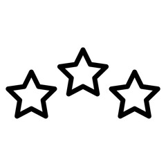 Stars icon vector image. Can be used for Lighting.