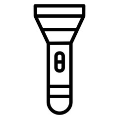 Torch icon vector image. Can be used for Lighting.