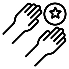Community Outreach icon vector image. Can be used for Charity.