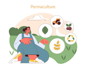 Permaculture concept.