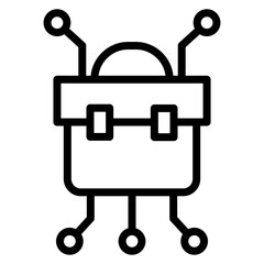 Business Intelligence icon vector image. Can be used for Survey.