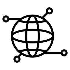 Distribution Channels icon vector image. Can be used for Survey.